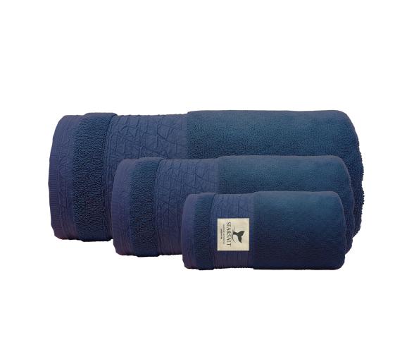 Set Toallas Navy, 3 uds – Sea & Salt - Marine Business
