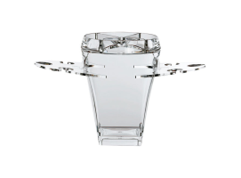 CHAMPAGNE BUCKET WITH APPETIZRE TRAY AND GLASS-HOLDER