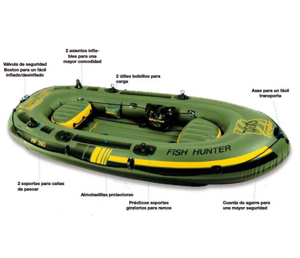Sevylor Bote HF360 Fish Hunter 4 Plazas