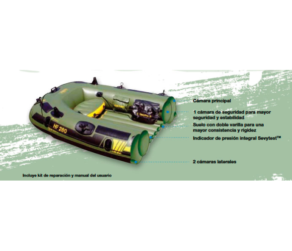 Sevylor Bote HF360 Fish Hunter 4 Plazas