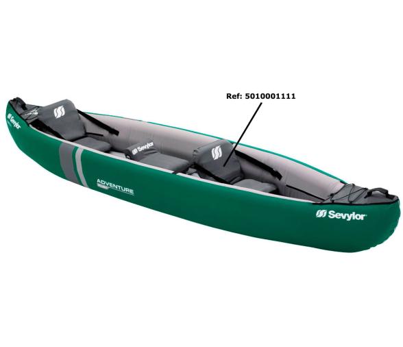 Sevylor Camara + Cubierta Asiento Delantero Kayak Adventure Plus