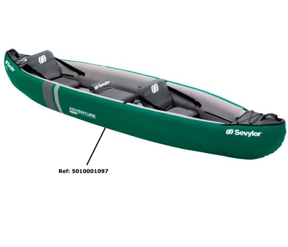 Sevylor Camara Suelo Kayak Adventure Plus