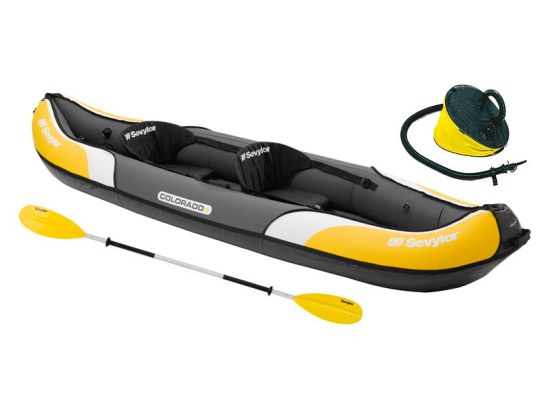 Sevylor Kit Kayak New Colorado + Remo + Hinchador