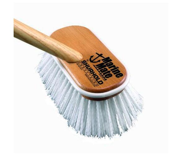 Shurhold Cepillo Duro con Mango de Madera Modelo 1950