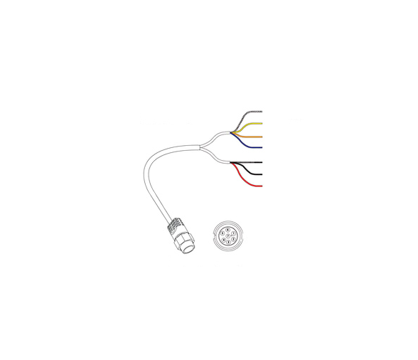 Simrad cable adaptador 7 pines azul a cable pelado