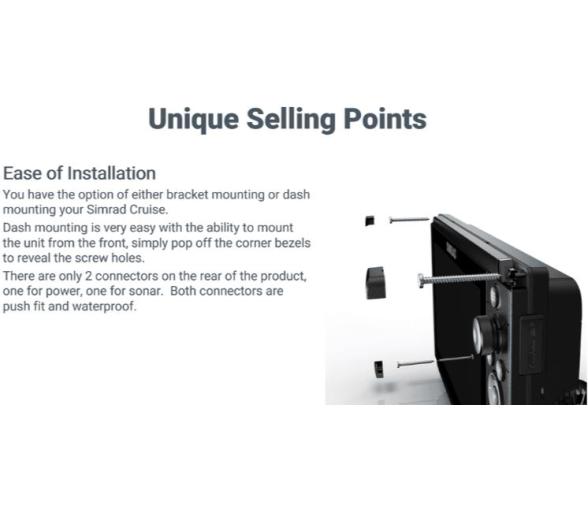 Simrad GPS Plotter Sonda Cruise 5" con Transductor