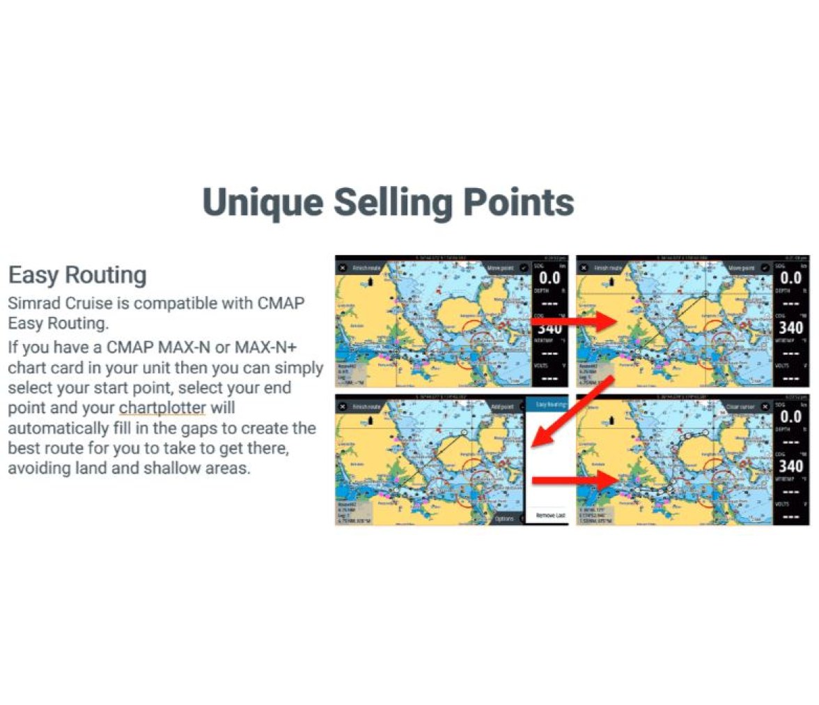 Simrad GPS Plotter Sonda Cruise 7" con Transductor
