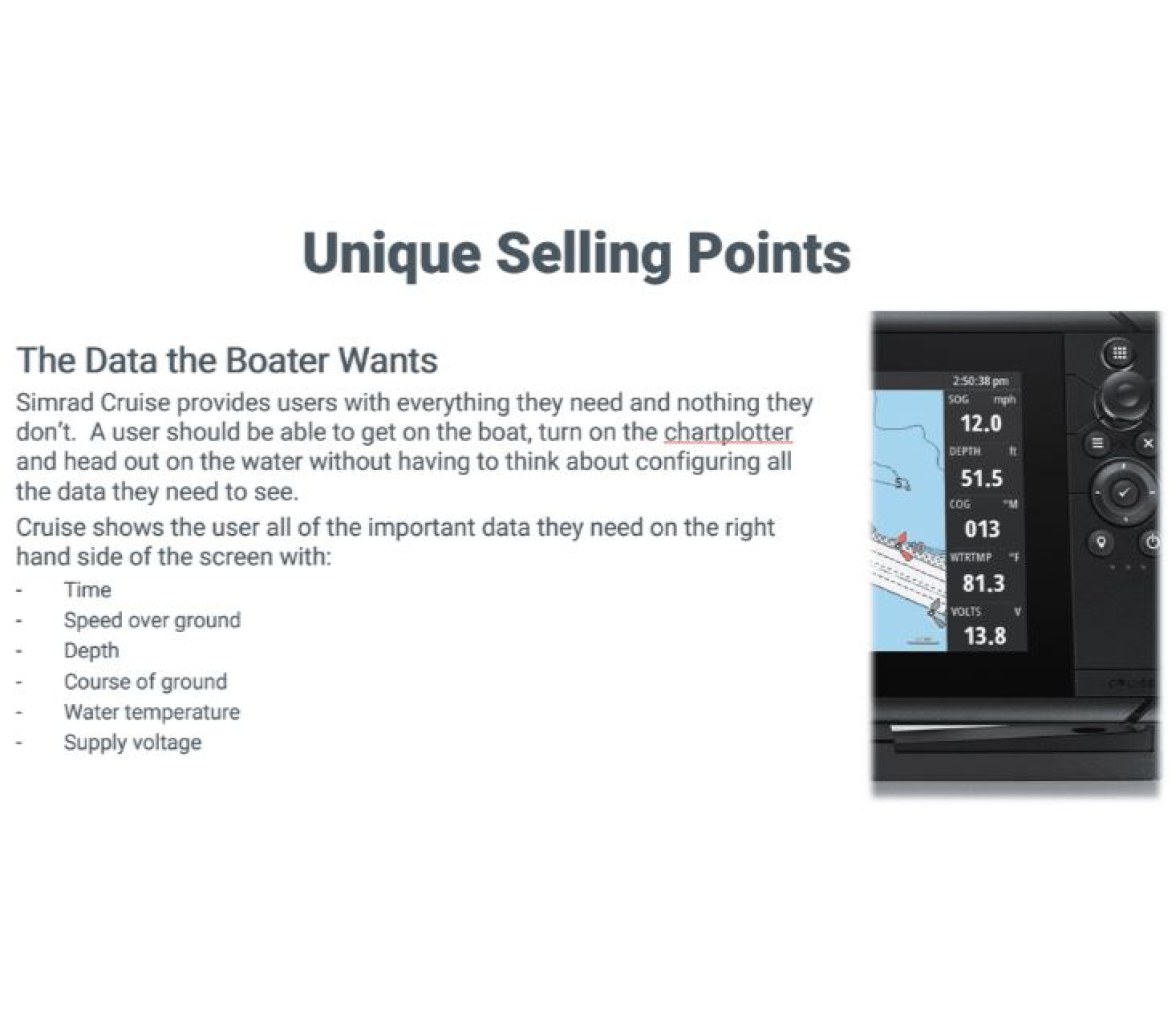 Simrad GPS Plotter Sonda Cruise 7" con Transductor