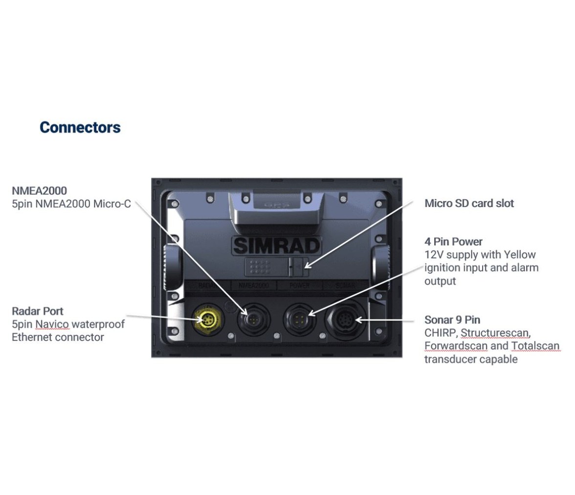 Simrad GPS Plotter Sonda GO7 XSR Row Active Imagin 3 en 1 con Transductor