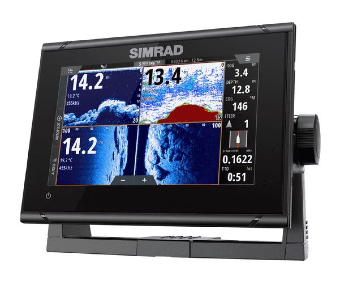 Simrad GPS Plotter Sonda GO7 XSR Row Active Imagin 3 en 1 con Transductor