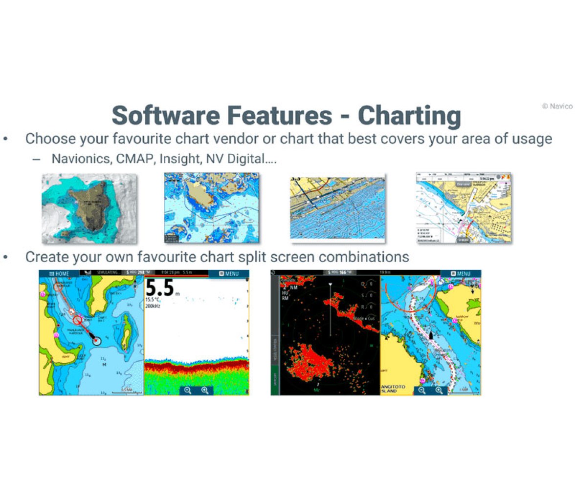 Simrad GO9 XSE con Sonda y Transductor DownScan