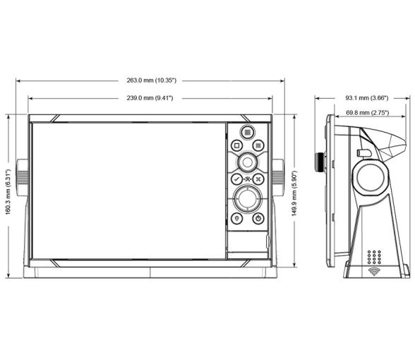 Simrad GPS Plotter Sonda NSS7 evo3 sin Transductor