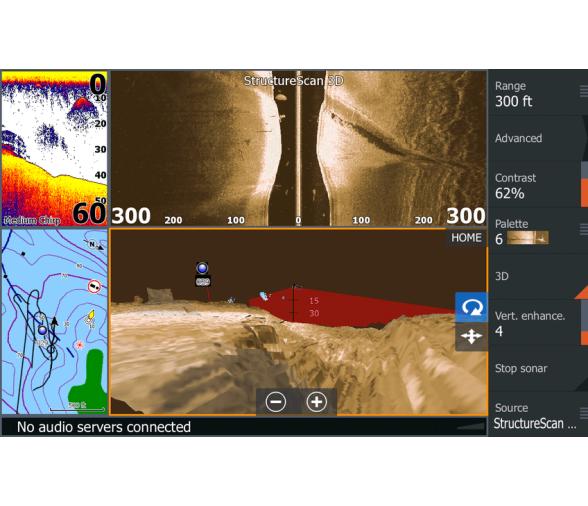 Simrad Módulo y transductor Structurescan 3D