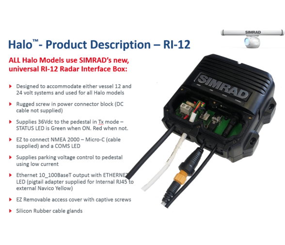 Simrad Radar de compresión de pulsos Halo-6