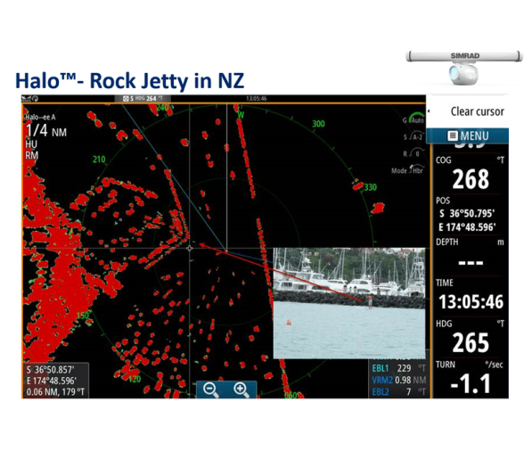 Simrad Radar de compresión de pulsos Halo-6