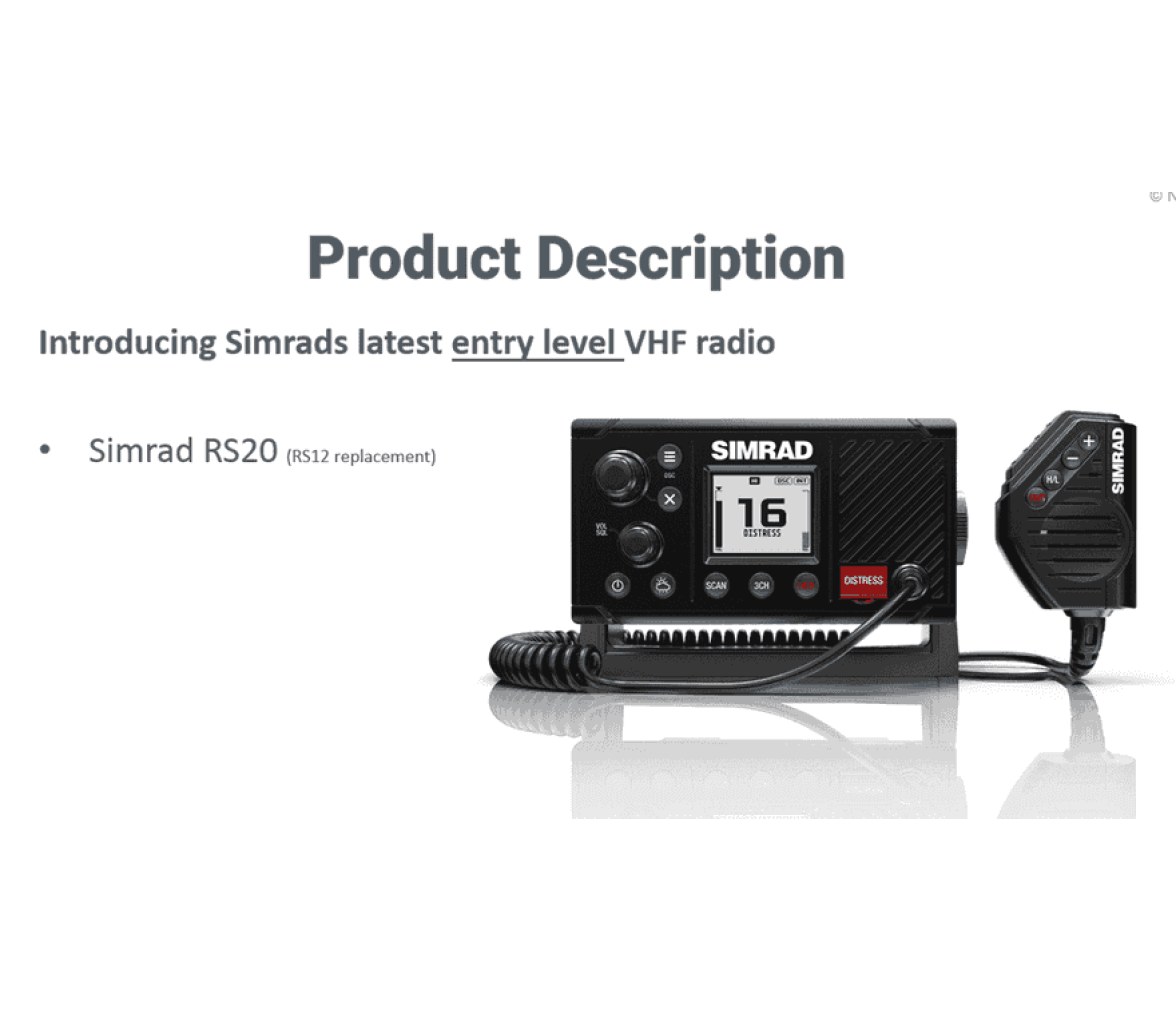 Simrad RS20S VHF