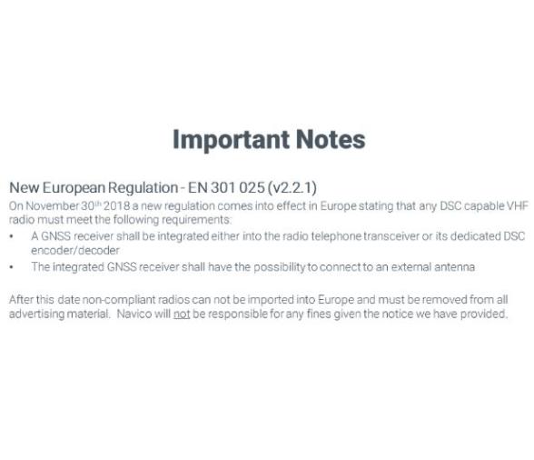 Simrad RS40 VHF con DSC y AIS Receptor