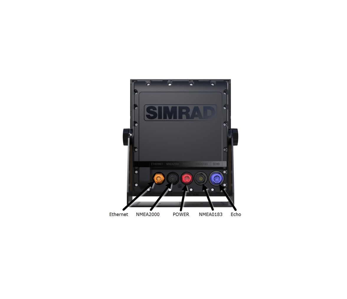 Simrad S2009, ecosonda, 9, sin transductor
