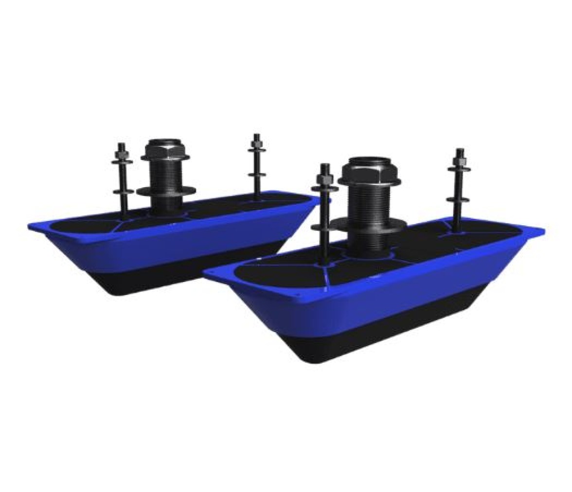 Simrad Transductor Doble Casco 3D StructureScan Acero Inoxidable