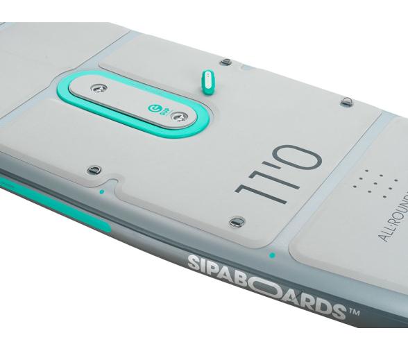 Sipa Boards Tabla Padel Surf Eléctrica Allrounder Silver