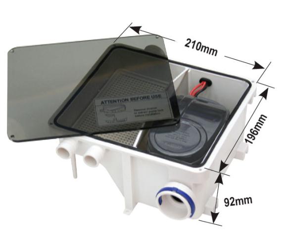 Sistema de Bomba para Ducha LSU 600 12V