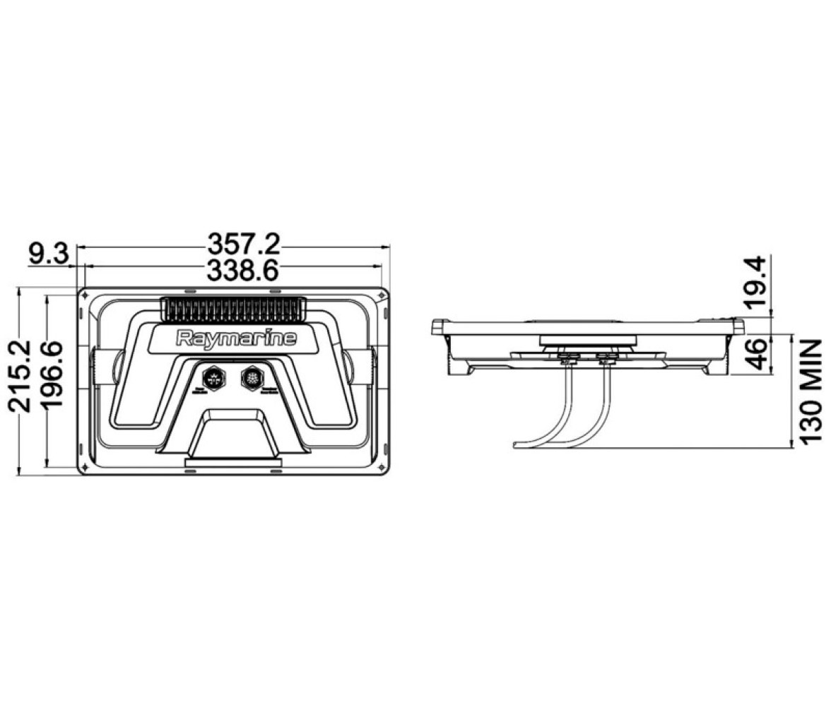 Sónares RAYMARINE Element HV de 7", 9" y 12"