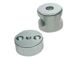 Soporte Central barandilla cilindrica