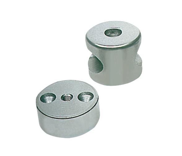 Soporte Central barandilla cilindrica