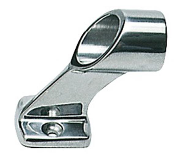 Soporte Central Pasamanos Inox Ovalada