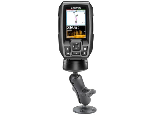 RAM Composite Double Ball Mount with Hardware for Garmin Striker + More