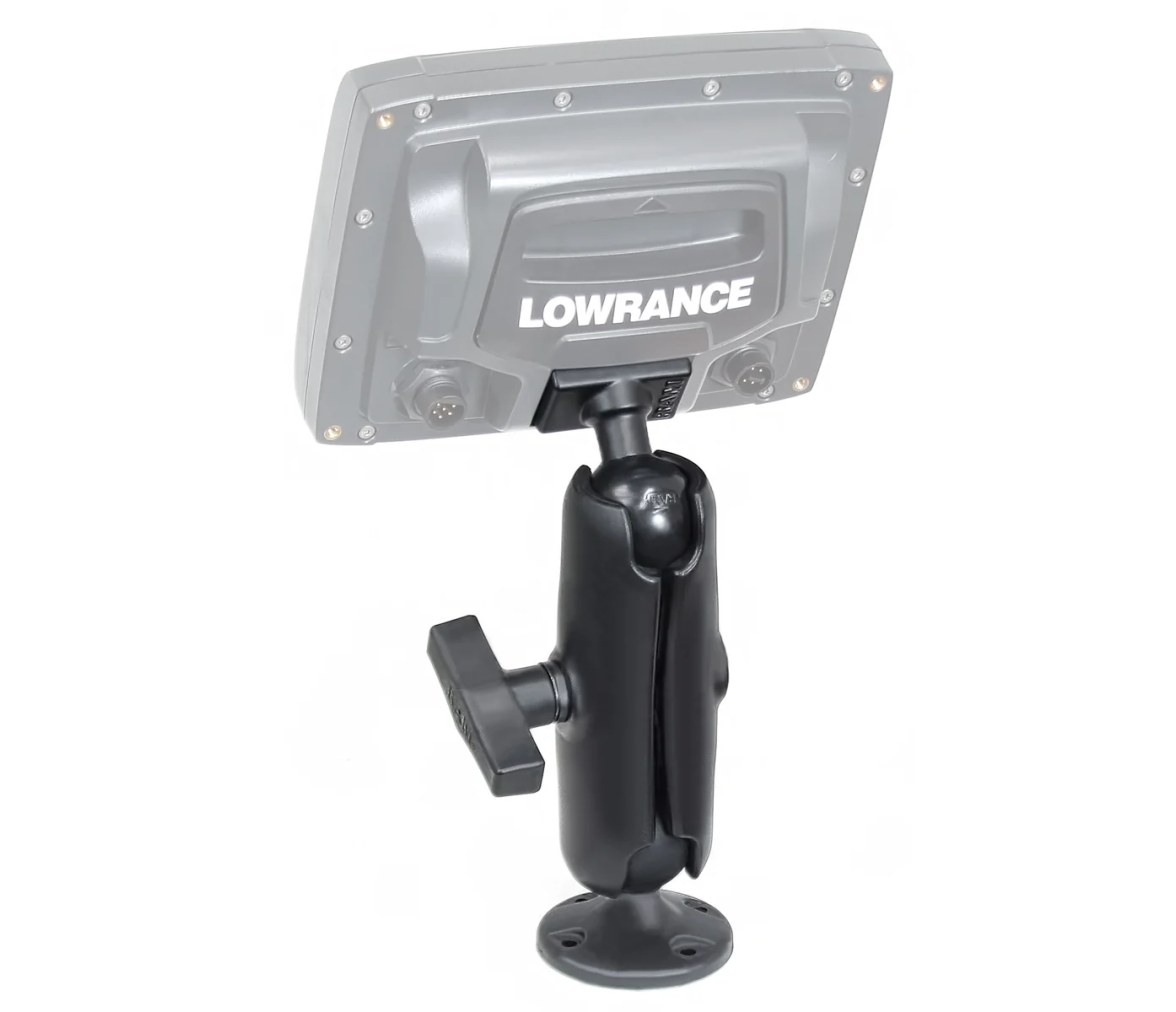 Soporte compuesto de doble bola para Lowrance Elite-5, Mark-5 + más