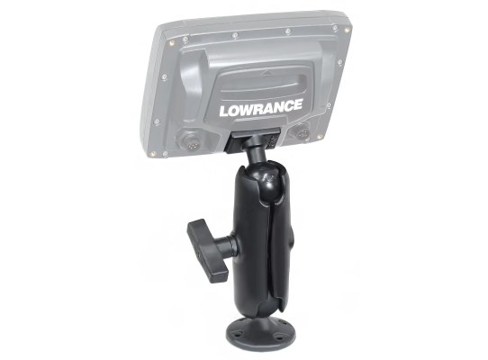 RAM Composite Double Ball Mount for Lowrance Elite-5, Mark-5 + More
