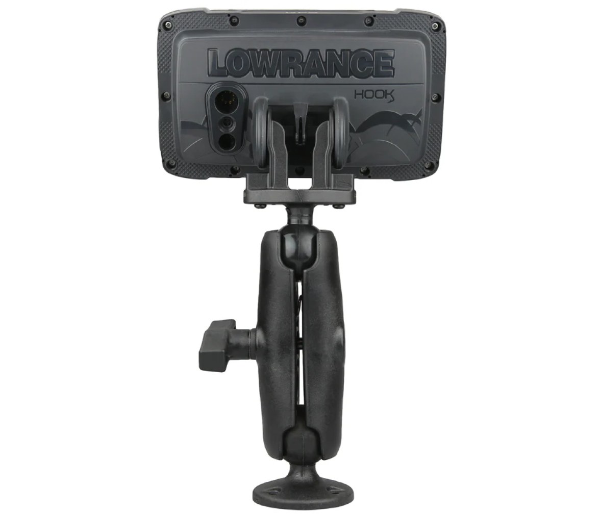 Soporte compuesto RAM para Lowrance Eagle 4 & 5, Hook² & Reveal - Talla C