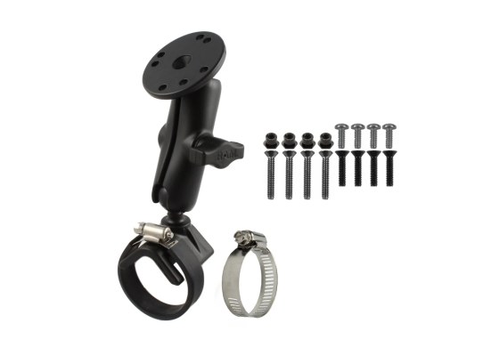 Soporte de abrazadera de manguera con accesorios para Garmin GPSMAP + más