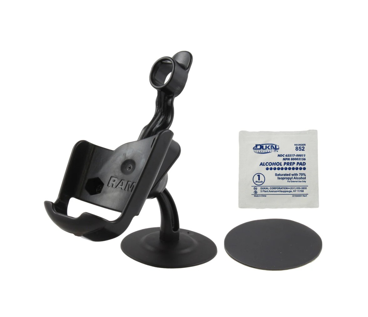 Soporte de adhesivo de tablero RAM Lil Buddy para Garmin Astro 220, GPS 60 + más