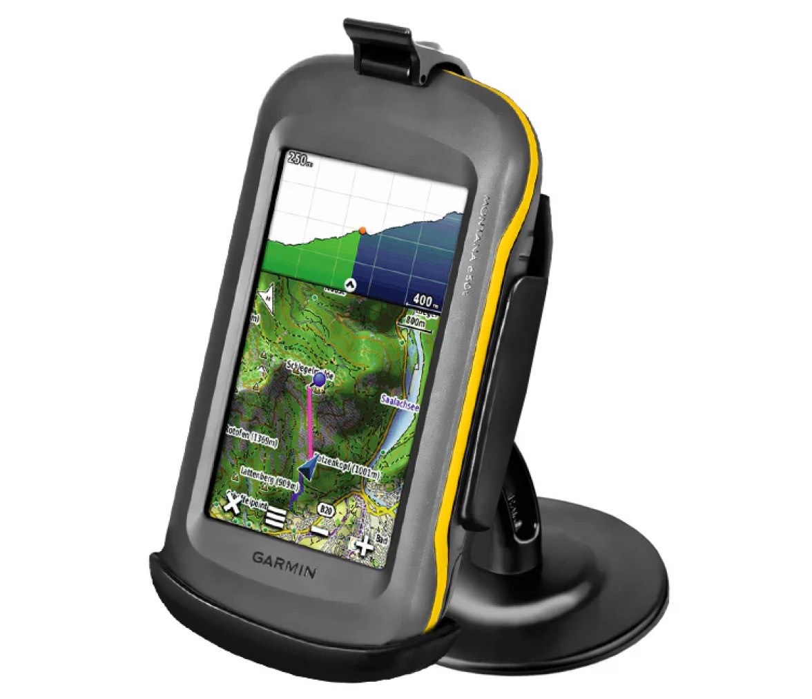 Soporte de adhesivo para tablero de RAM Lil Buddy para serie Garmin Montana