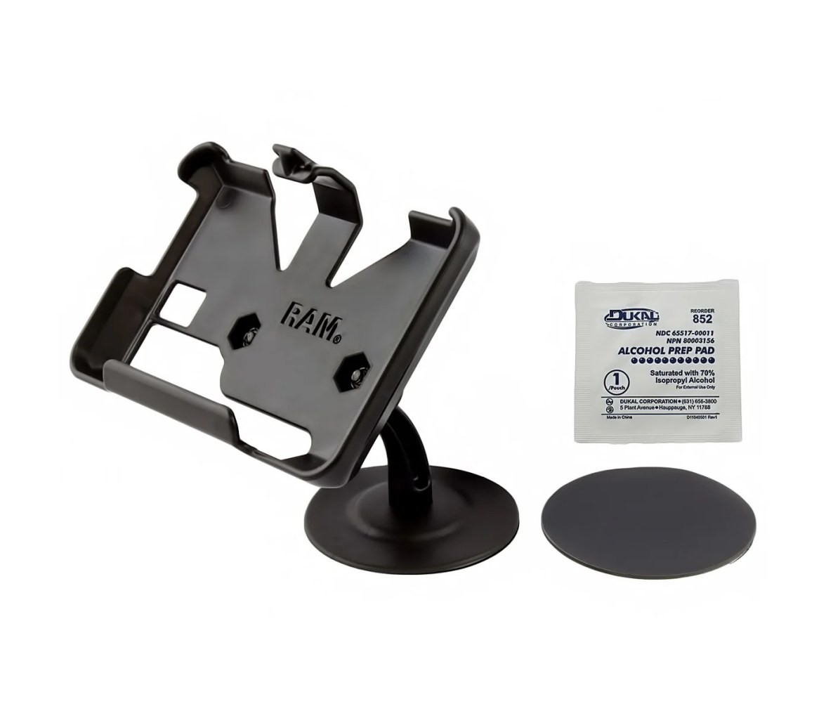 Soporte de adhesivo para tablero de RAM Lil Buddy para Garmin nuvi 2495LMT, 465T