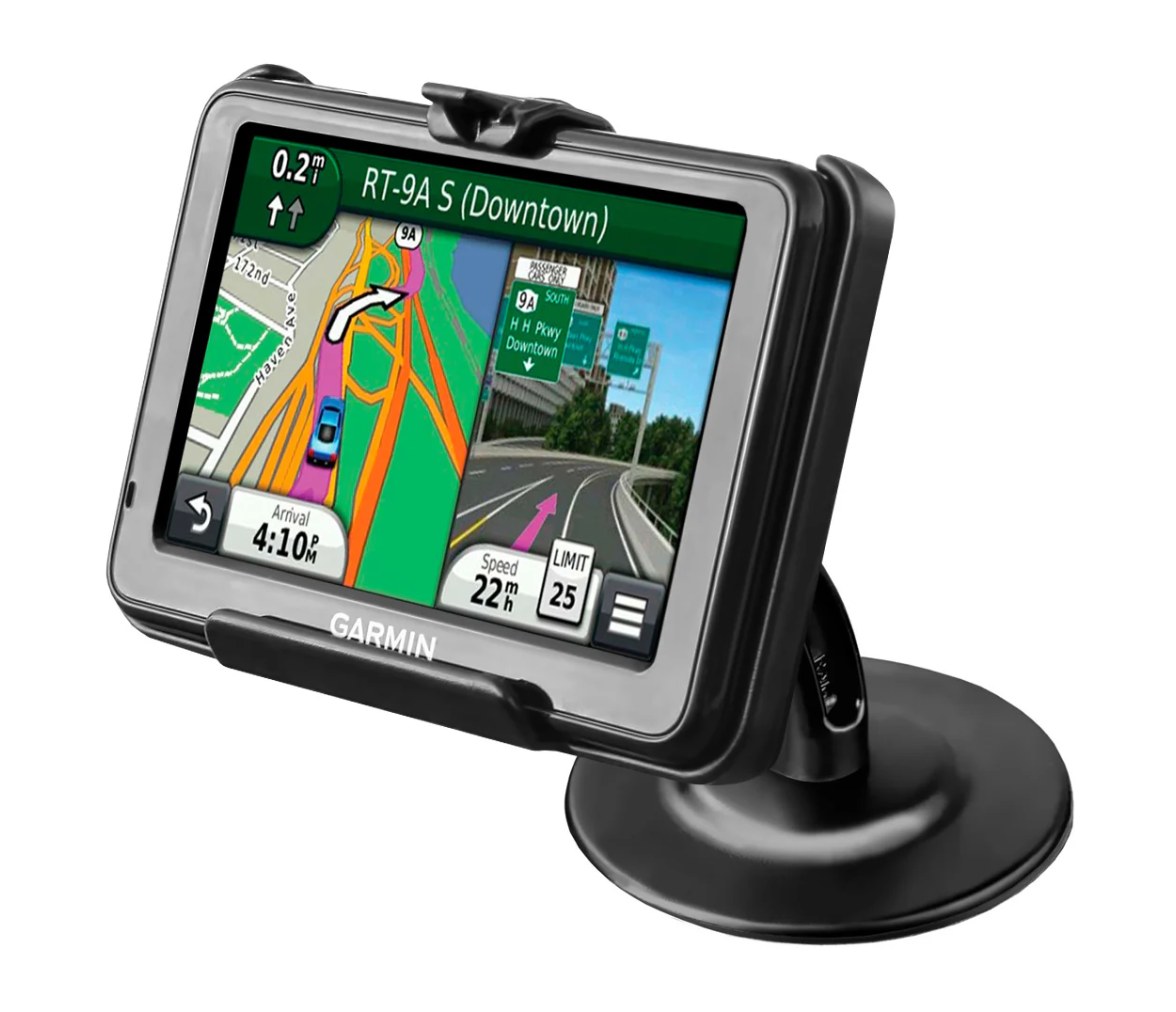 Soporte de adhesivo para tablero de RAM Lil Buddy para Garmin nuvi 2495LMT, 465T