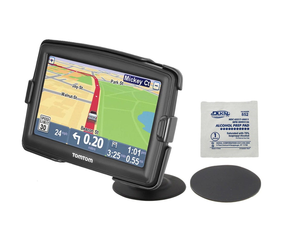 Soporte de adhesivo para tablero RAM Lil Buddy para TomTom Start 55, XXL 550 + M