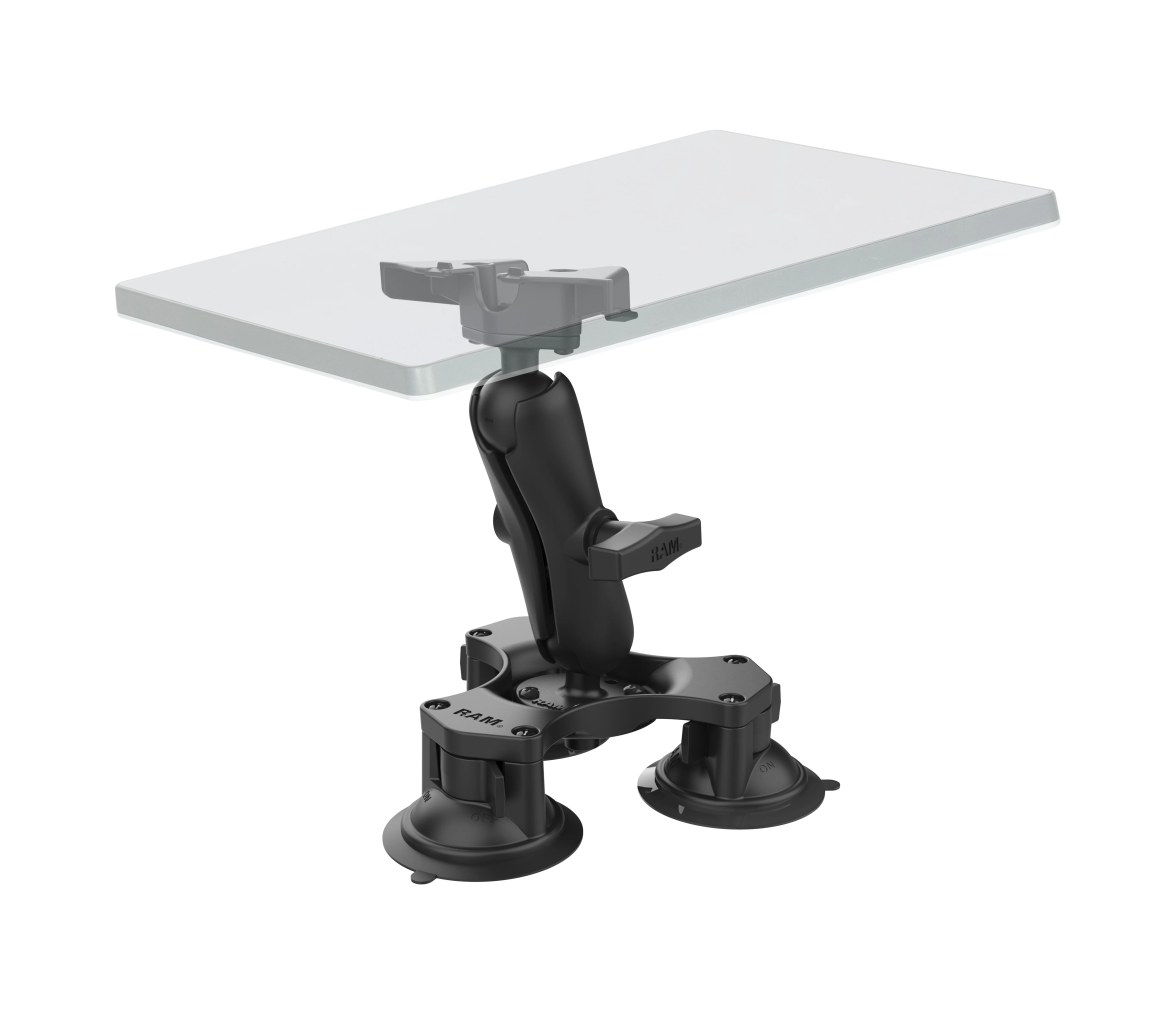 Soporte de alta resistencia con triple ventosa y sistema Twist-Lock para Starlin