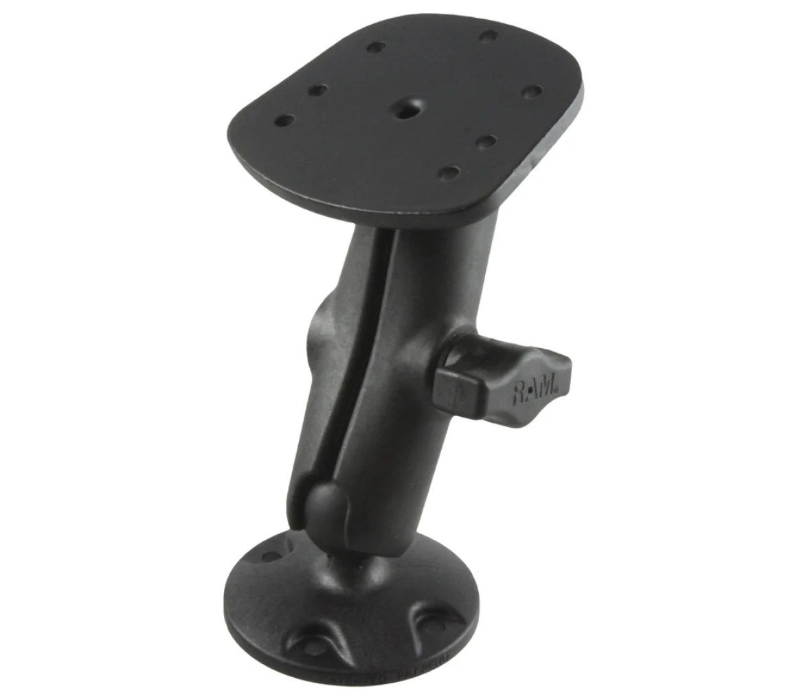 Soporte de bola compuesto RAM para Humminbird Piranha + más