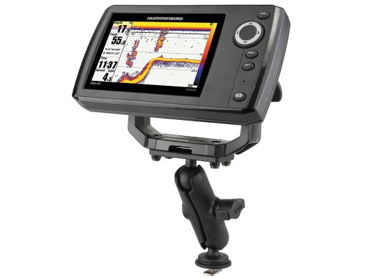 Soporte de bola de riel doble RAM para Humminbird Helix 5