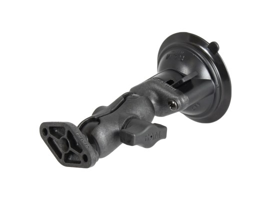 Soporte de bola doble de succión compuesto con bloqueo Twist-Lock - Corto Soporte de bola doble de succión compuesto con bloqueo Twist-Lock - Corto