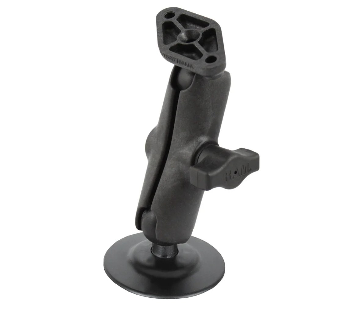 Soporte de bola doble RAM Flex con placa diamante - Tamaño B Mediano