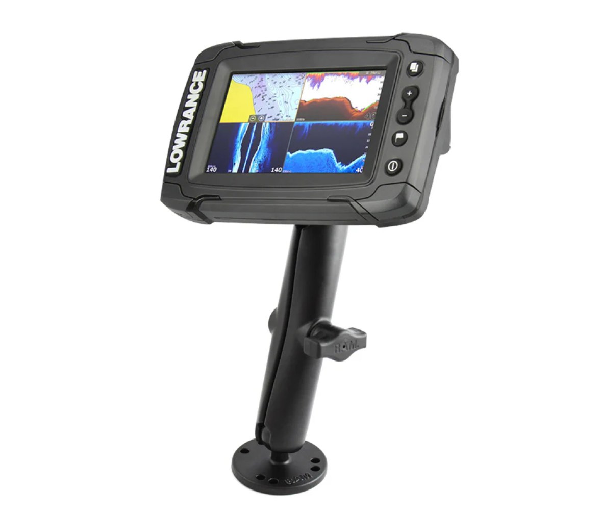 Soporte de bola doble RAM para Lowrance Elite-4 y Mark-4