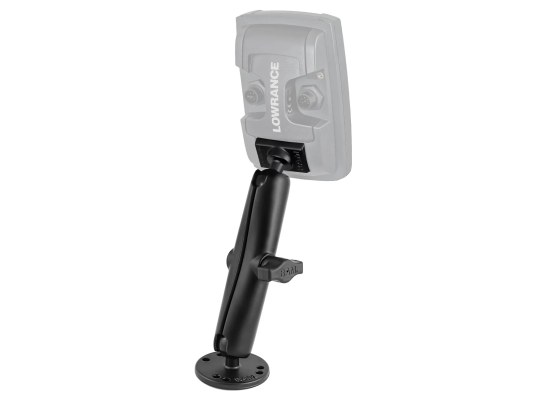 Soporte de bola doble RAM para Lowrance Elite-4 y Mark-4