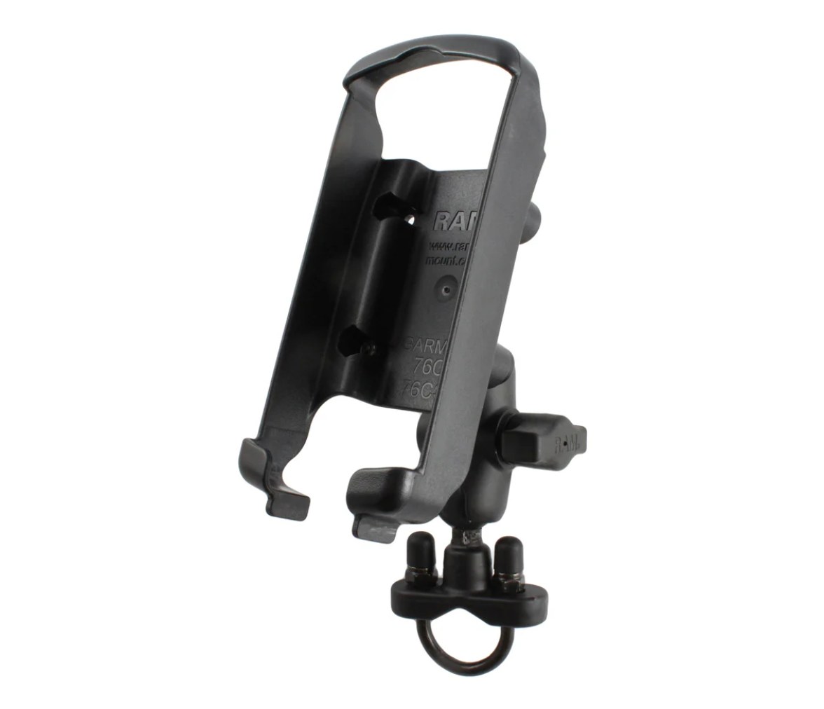 Soporte de bola doble RAM U-Bolt para serie Garmin GPSMAP 76 y 96 - Corto