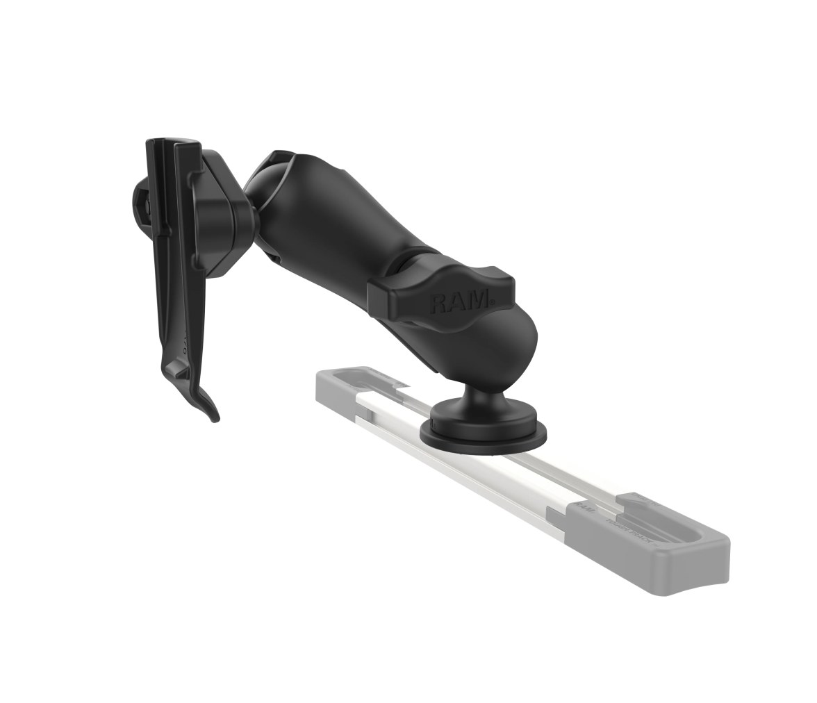 Soporte de bola RAM con doble bola y soporte para clip de raíl Garmin