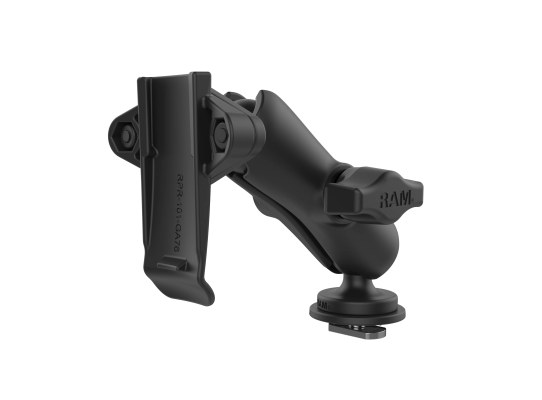 Soporte de bola RAM con doble bola y soporte para clip de raíl Garmin Soporte de bola RAM con doble bola y soporte para clip de raíl Garmin