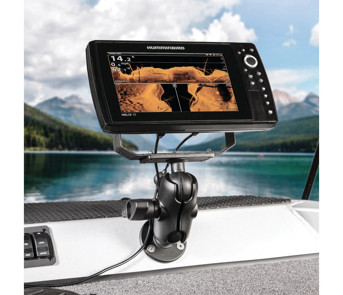 Soporte de bola RAM-Down para Humminbird Helix 8-10 y serie XPLORE